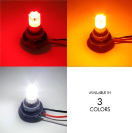 Lightbulb LED Automotive Bayonet, Pair, Single Contact Offset Pin 7225 ...
