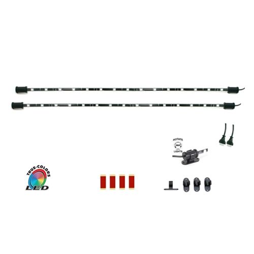 2 x 24 Inch LED RGB Multicolor Replacement Expansion Light Bars for CYRON "HTP" Systems Only