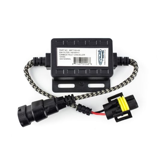 Active Digital Car EMI Noise Filter, Improves Radio Reception, Eliminates ELOG Interference, CANBUS Warning Error Canceller, H8 H9 H11 Plug