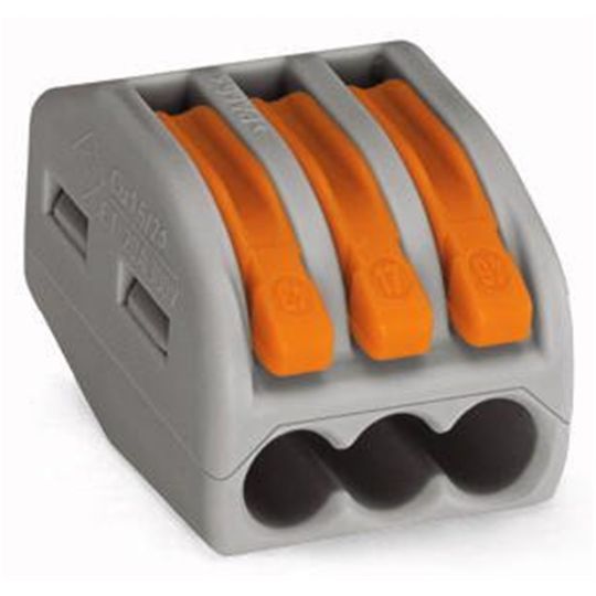 Solder-less Terminal Block 3-Outlet, Secure Wire Connection, Alternative to Soldering