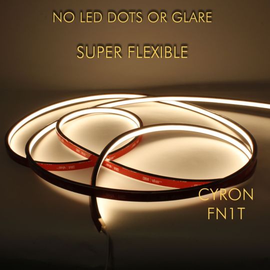 FlexNeon LED Strip Dot-less Light 196" 3M VHB, TOP LIGHTING