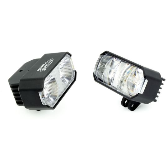 3" Aux LED Light Super High Power, COMBO KIT White Flood and White+Yellow Low Beam Driving Beam Pattern