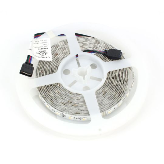 Ribbon Lights, Indoor, RGBW RGB+Warm-White LED cUL listed 24VDC, 300x5050 quad-color chips