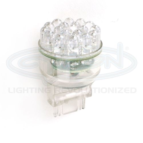 Lightbulb Wedge Dual contact 3157 12VDC 1.5W /Each - Amber