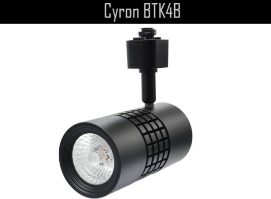 Track fixture 2.75", Black Anodized Alum 8-15W dimmable 3-prong UL listed