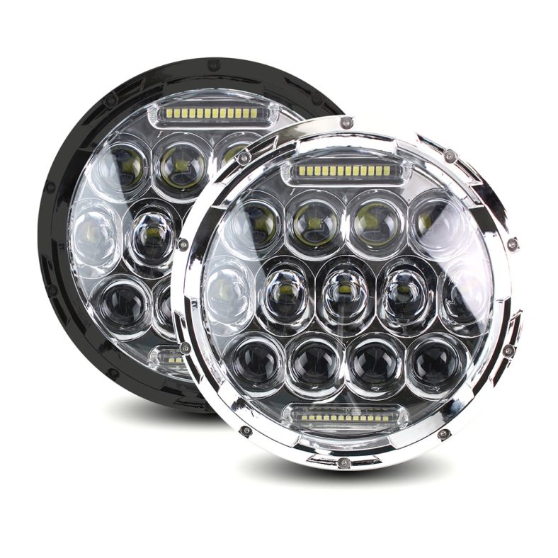 Motorcycle Headlight Moto LED Light Headlamp With DRL High Low