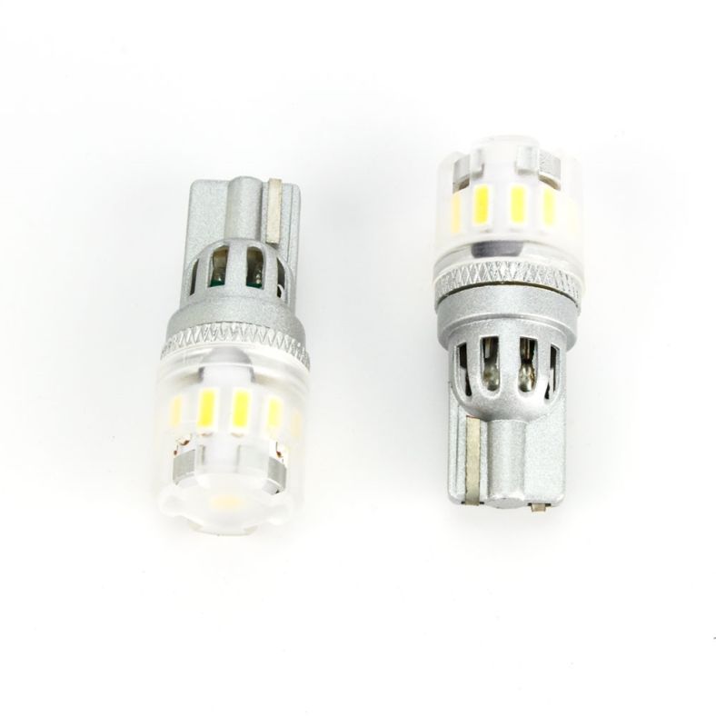 194 LED Bulb T10 Wedge Base 9 SMD 12V DC T3 1/4