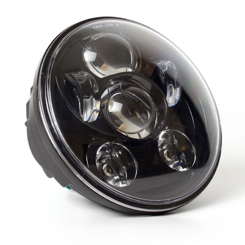 5.75 Black Six Projector LED Headlight Motorcycle Popular among
